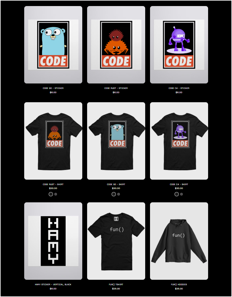 HAMY SHOP Merch